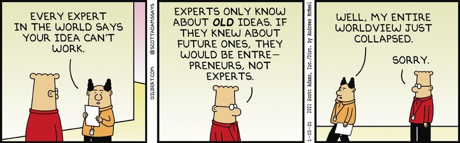 Dilbert on Entrepreneurship